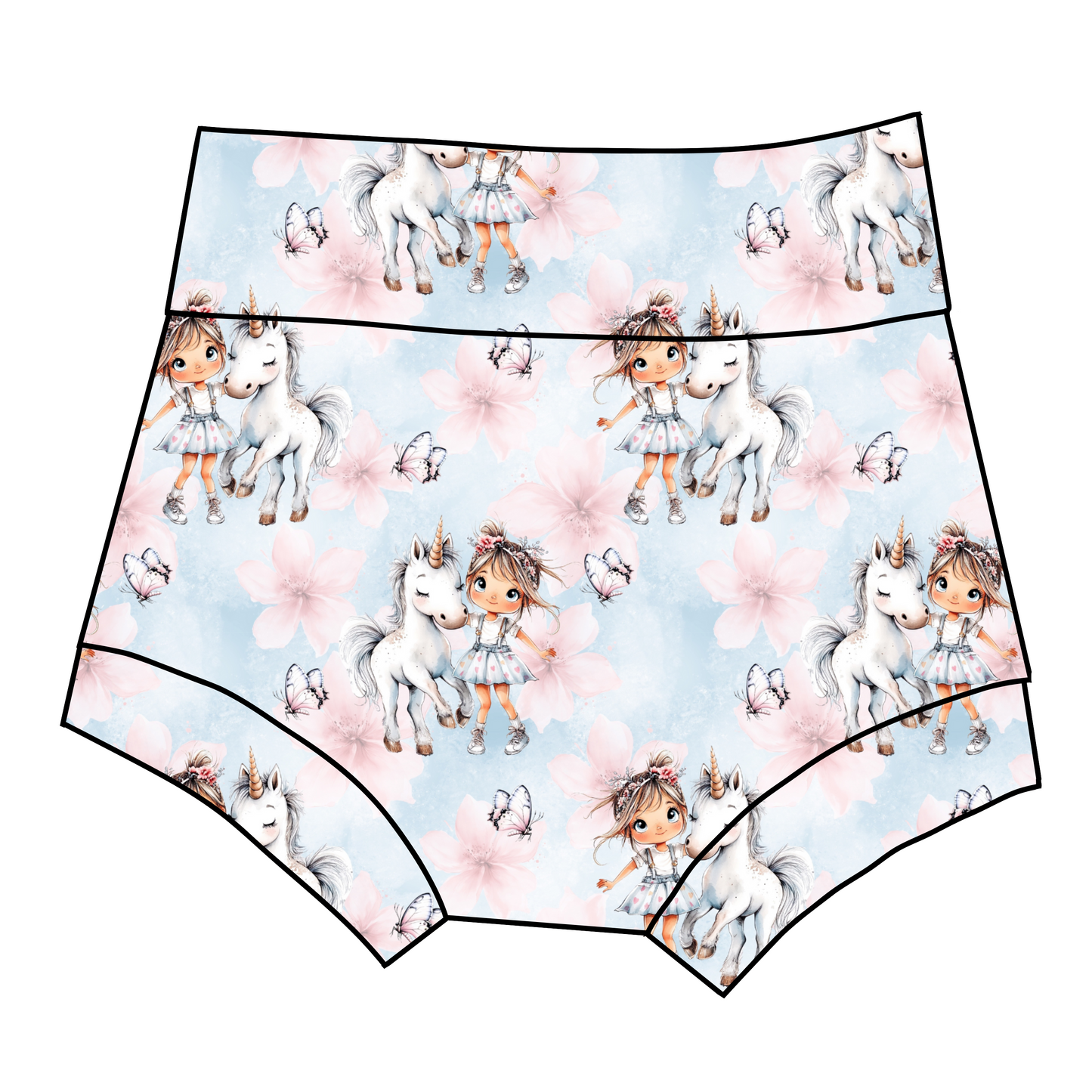 Cuffed summer shorts