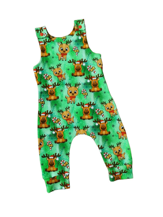 Cute Christmas reindeer romper