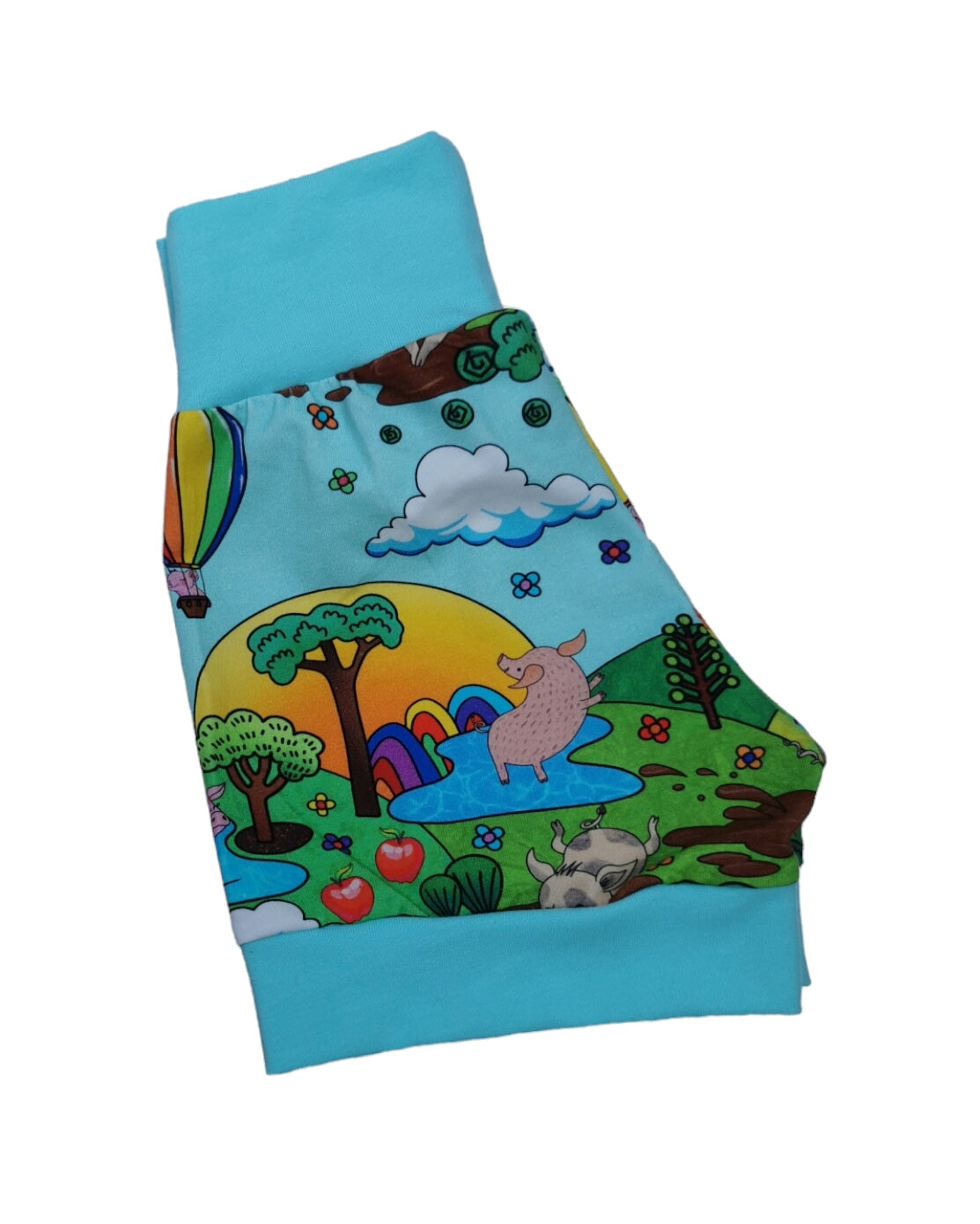 Rainbow piggies bubble shorts