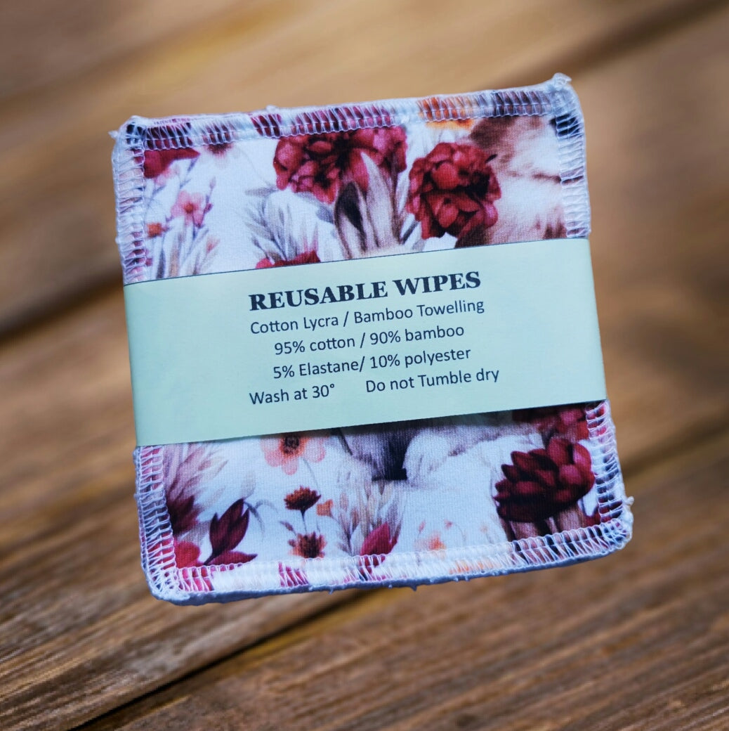 Reusable wipes