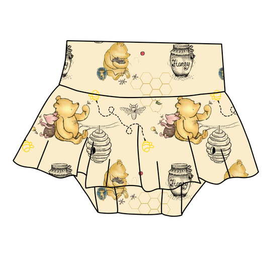 Baby skirted bummies