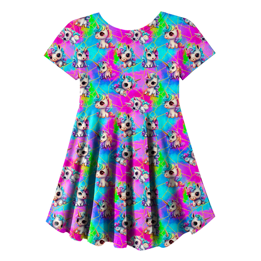 Skater dress - short sleeves, long sleeves, sleeveless