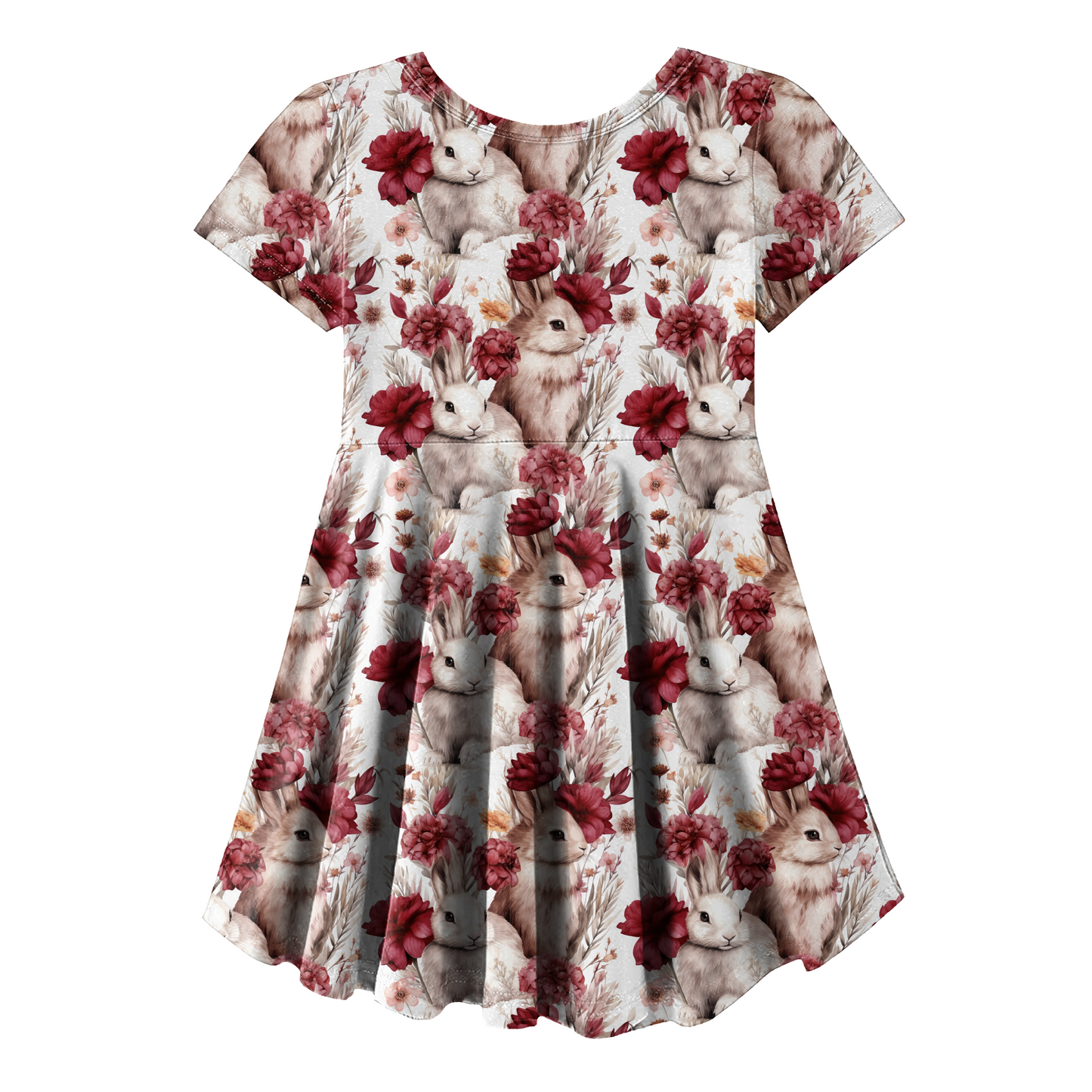 Skater dress - short sleeves, long sleeves, sleeveless