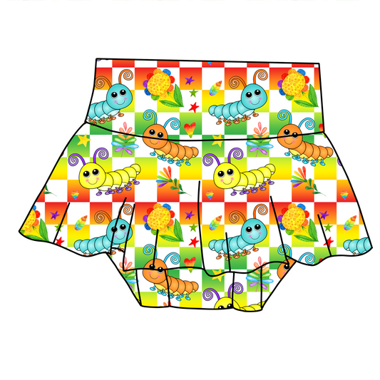 Baby skirted bummies