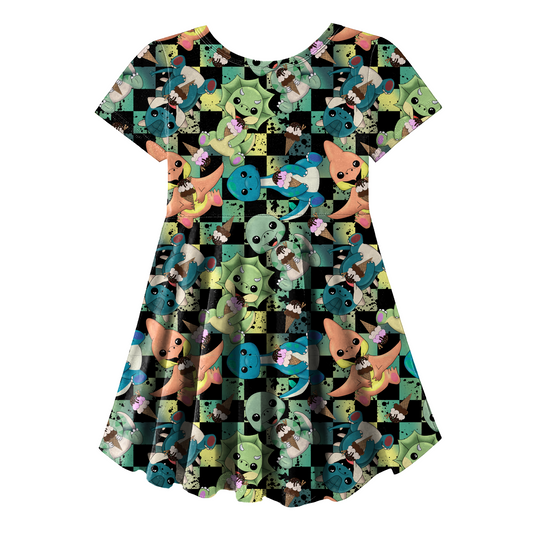 Skater dress - short sleeves, long sleeves, sleeveless