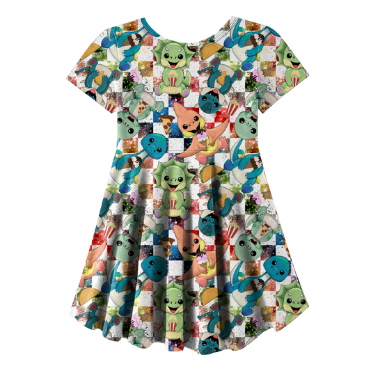 Skater dress - short sleeves, long sleeves, sleeveless