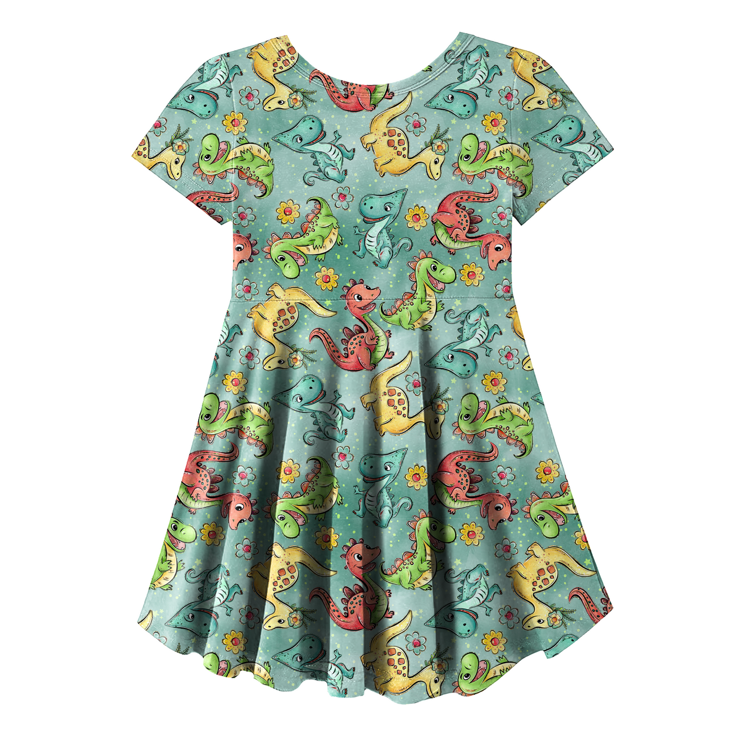 Skater dress - short sleeves, long sleeves, sleeveless