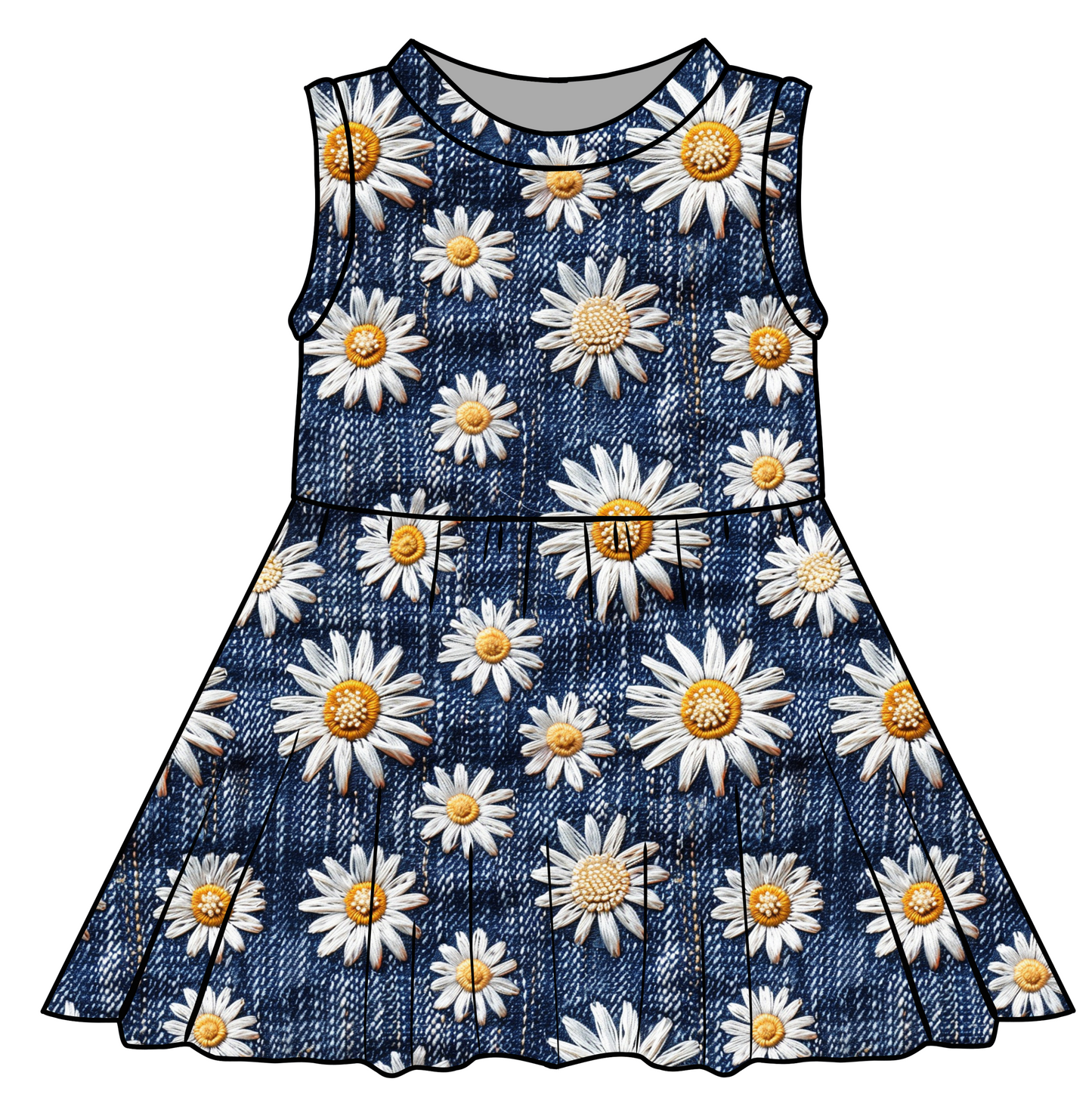 Skater dress- short sleeves, long sleeves, sleeveless