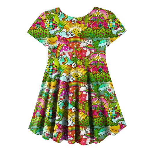 Skater dress - short sleeves, long sleeves, sleeveless