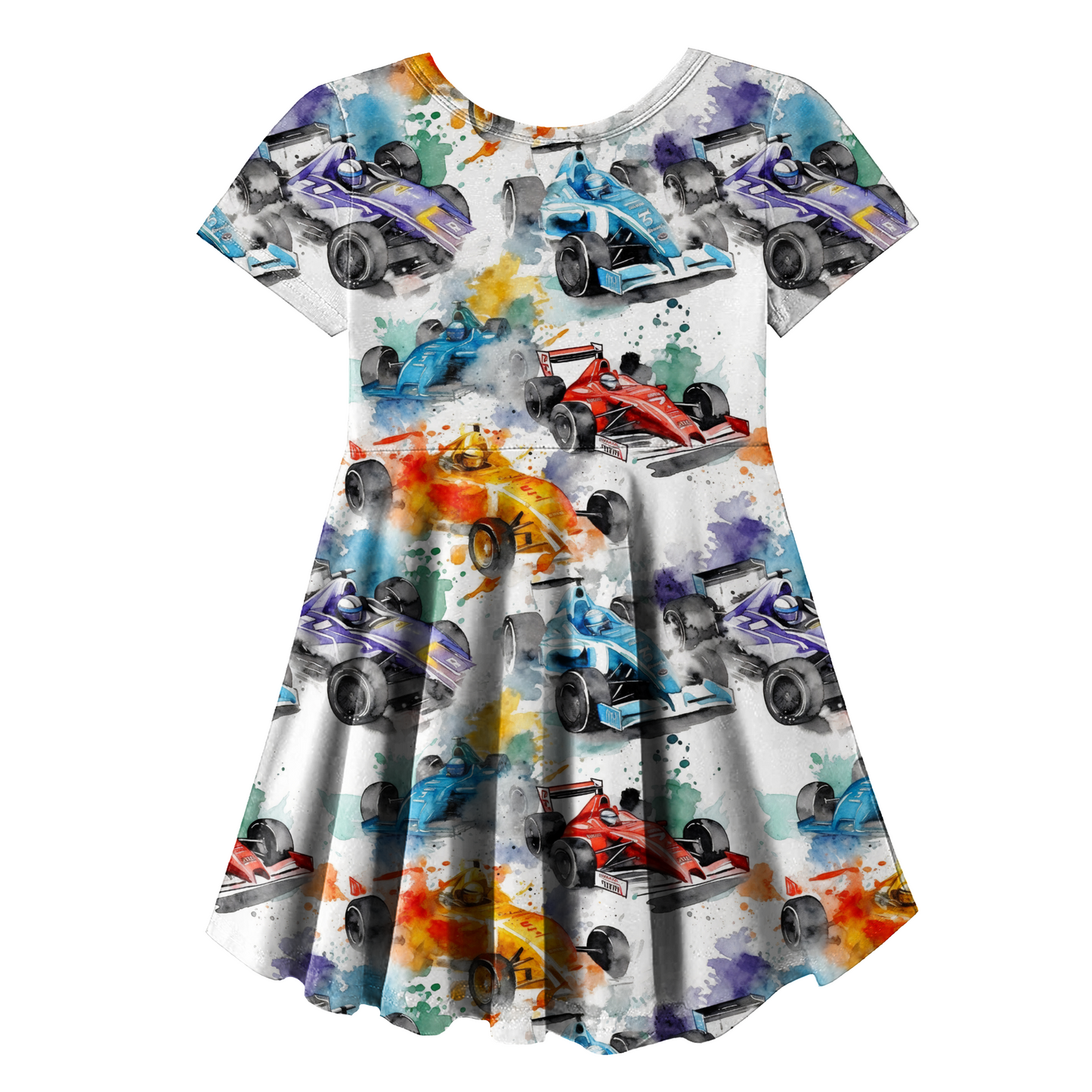 Skater dress - short sleeves, long sleeves, sleeveless