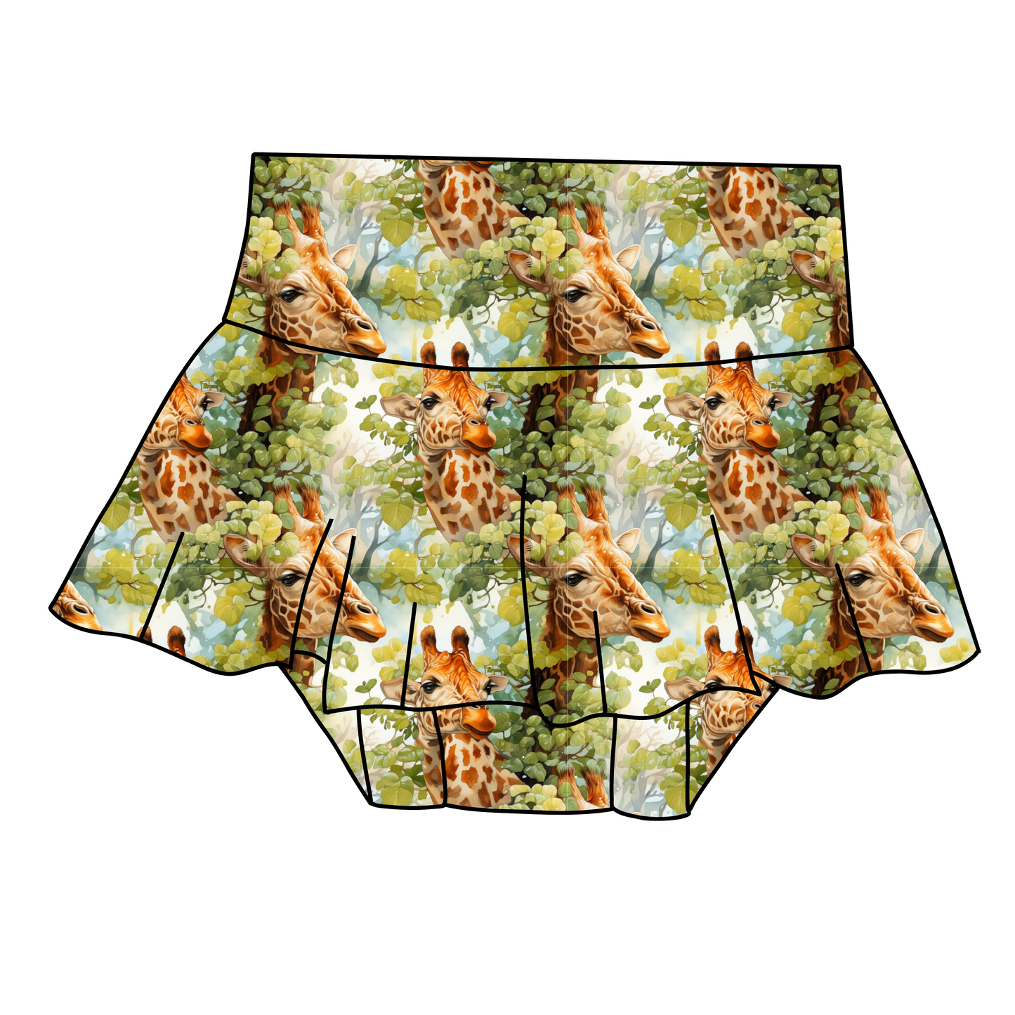 Baby skirted bummies