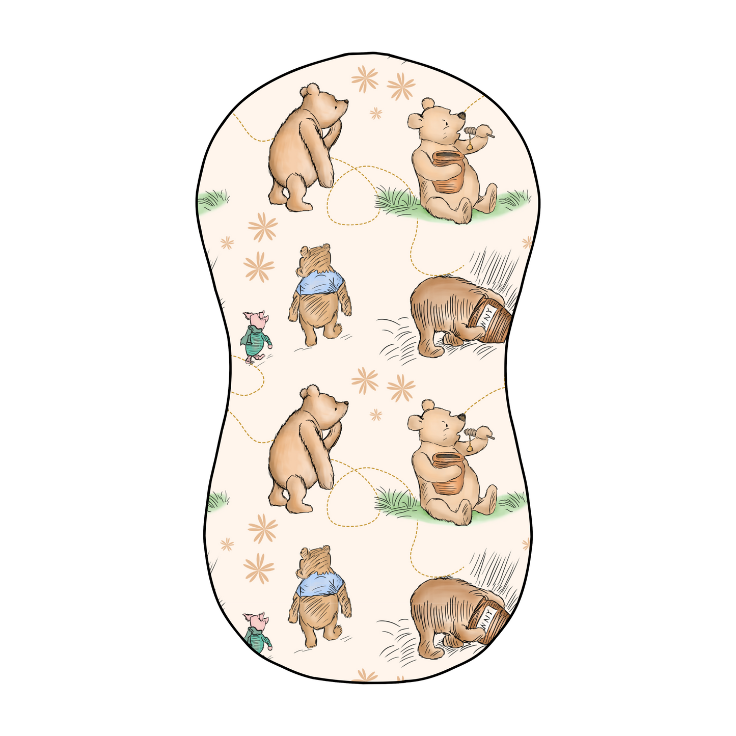 Baby burp cloth