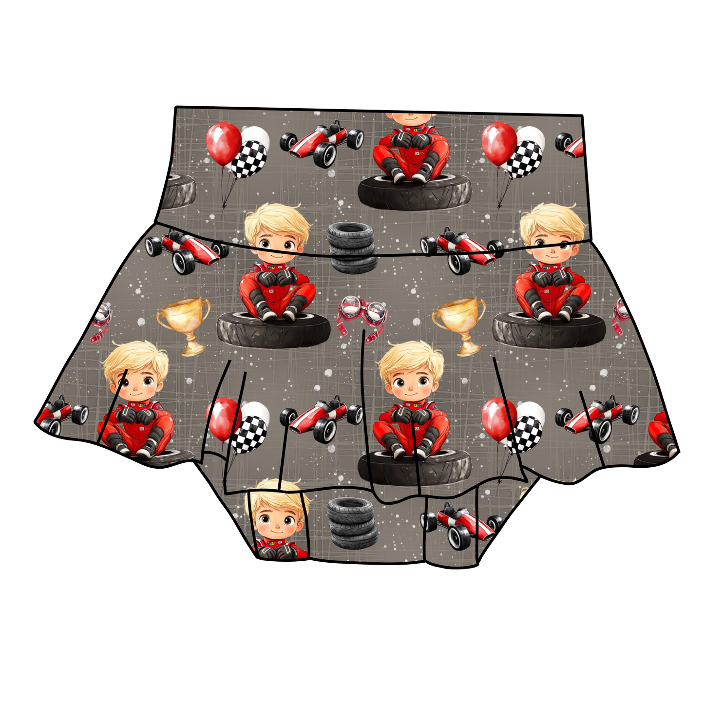 Baby skirted bummies