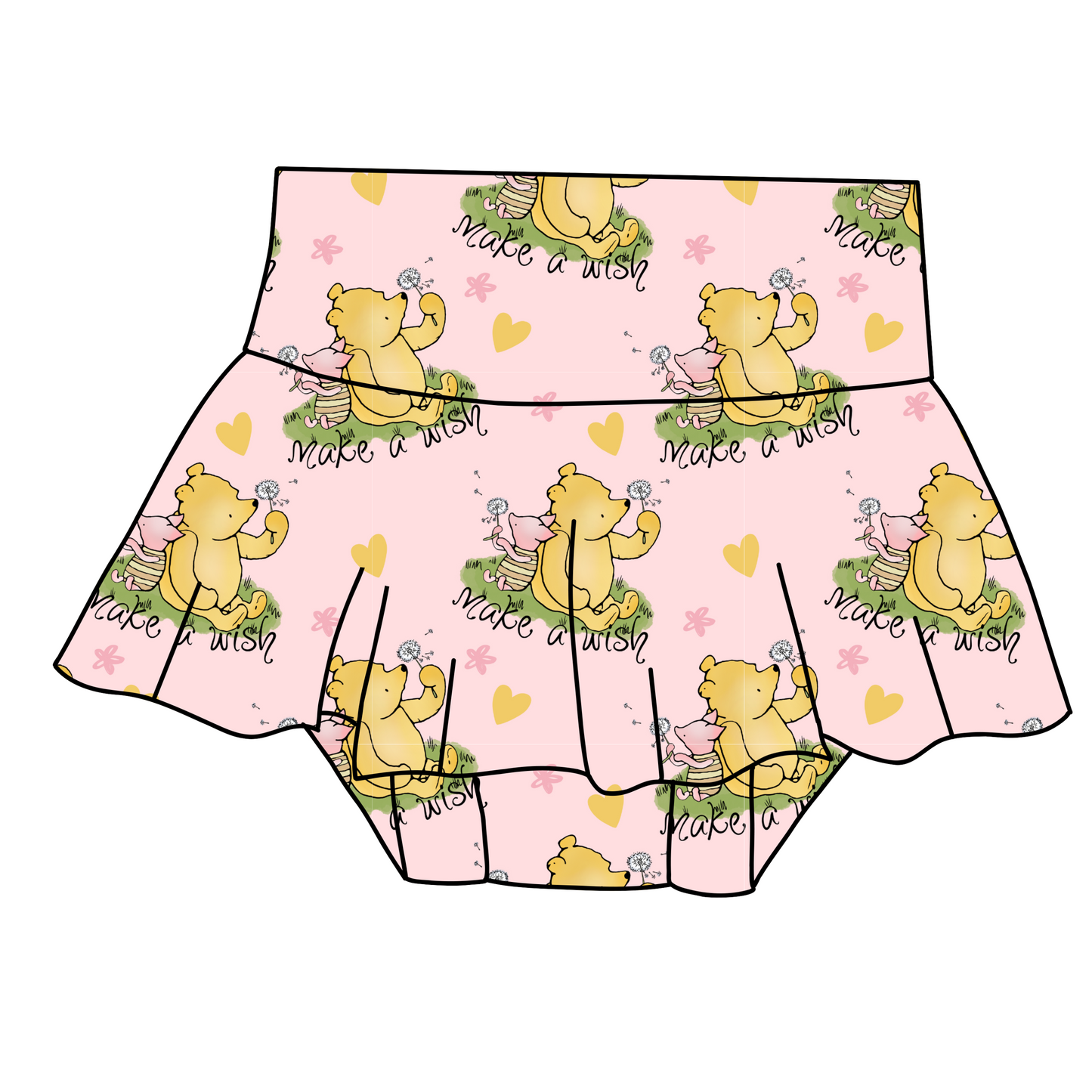 Baby skirted bummies