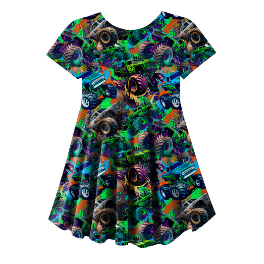 Skater dress - short sleeves, long sleeves, sleeveless