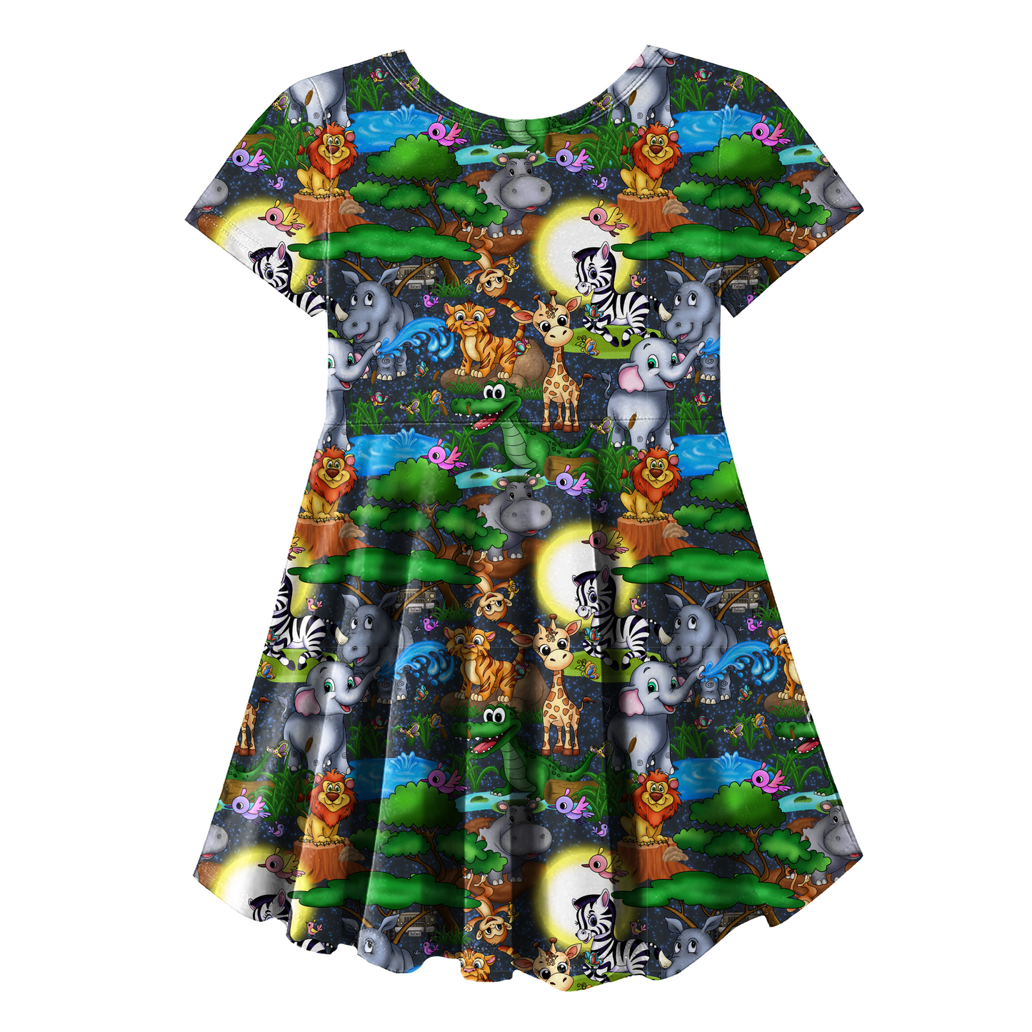 Skater dress - short sleeves, long sleeves, sleeveless